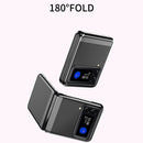 Electroplated Transparent Folding Case For Samsung Galaxy Z Flip3 5G(Rose Gold)