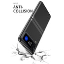 Electroplated Transparent Folding Case For Samsung Galaxy Z Flip3 5G(Rose Gold)