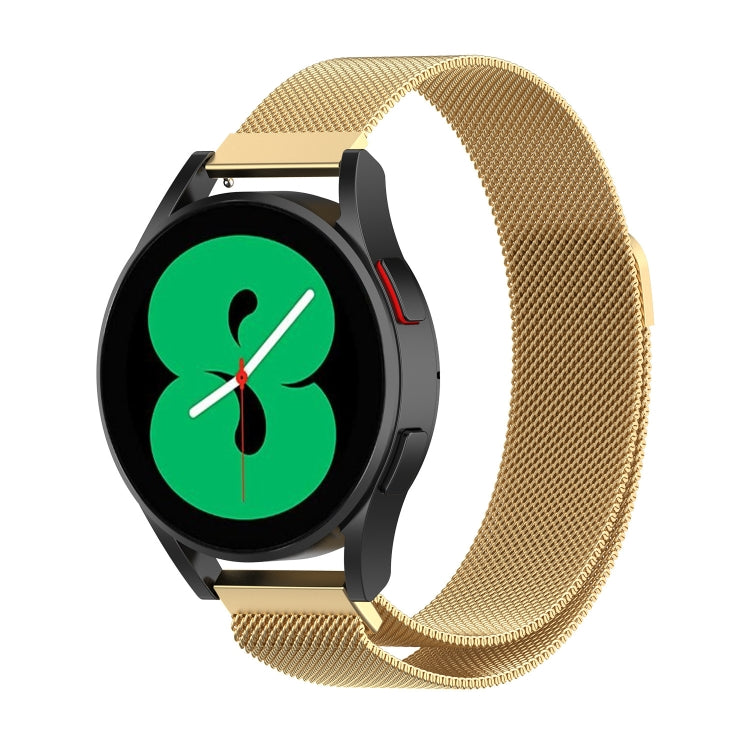 For Samsung Galaxy Watch4 40mm Milanese Watch Band(Gold)