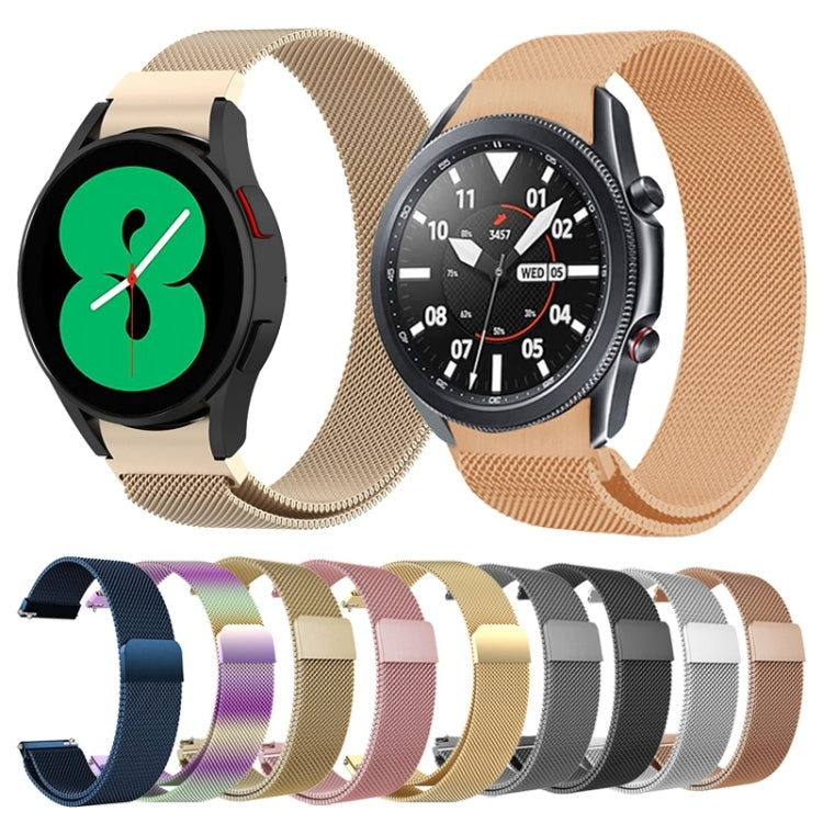 For Samsung Galaxy Watch4 40mm Milanese Watch Band(Gold)