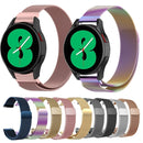 For Samsung Galaxy Watch4 44mm Milanese Watch Band(Rose Gold)
