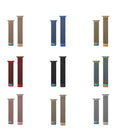 Double Section Milanese Magnetic Elasticity Strap Watch Band For Apple Watch Series 7 41mm / 6 & SE & 5 & 4 40mm / 3 & 2 & 1 38mm(Rose Pink)