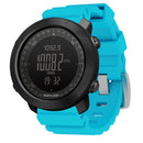 NORTH EDGE Multi-function Waterproof Outdoor Sports Electronic Smart Watch, Support Humidity Measurement / Weather Forecast / Speed Measurement, Style:Silicone Strap(Blue)