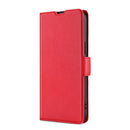 For Samsung Galaxy A12 Ultra-thin Voltage Side Buckle PU + TPU Horizontal Flip Leather Case with Holder & Card Slot(Red)