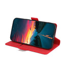 For Samsung Galaxy A12 Ultra-thin Voltage Side Buckle PU + TPU Horizontal Flip Leather Case with Holder & Card Slot(Red)