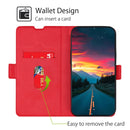 For Samsung Galaxy A12 Ultra-thin Voltage Side Buckle PU + TPU Horizontal Flip Leather Case with Holder & Card Slot(Red)
