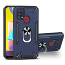 For Samsung Galaxy M31 PC + TPU Protective Case with 360 Degrees Rotatable Ring Holder(Royal Blue)
