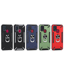 For Samsung Galaxy M31 PC + TPU Protective Case with 360 Degrees Rotatable Ring Holder(Royal Blue)