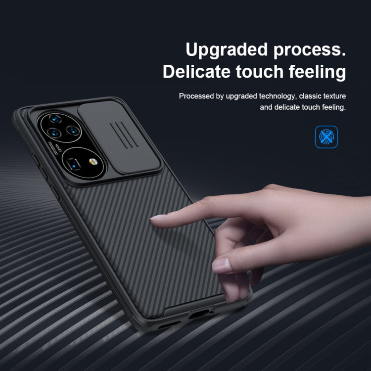 For Huawei P50 Pro NILLKIN Black Mirror Pro Series PC Camshield Full Coverage Dust-proof Scratch Resistant Case(Black)