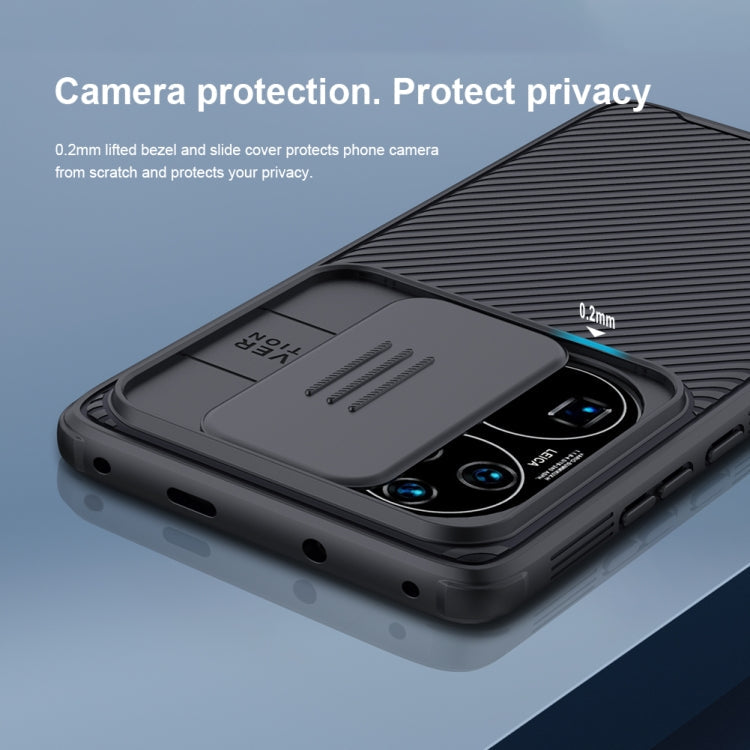 For Huawei P50 Pro NILLKIN Black Mirror Pro Series PC Camshield Full Coverage Dust-proof Scratch Resistant Case(Black)