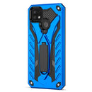 For OPPO Realme C21Y Shockproof TPU + PC Protective Case with Holder(Blue)