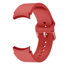 For Samsung Galaxy Watch4 40mm Universal Silicone Colorful Buckle Watch Band(Red)