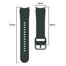 For Samsung Galaxy Watch4 40mm Universal Silicone Colorful Buckle Watch Band(Green)