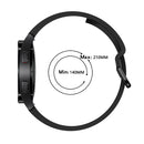 For Samsung Galaxy Watch4 40mm Universal Silicone Colorful Buckle Watch Band(Black)