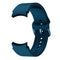 For Samsung Galaxy Watch4 40mm Universal Silicone Colorful Buckle Watch Band(Dark Blue)