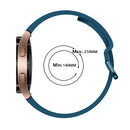 For Samsung Galaxy Watch4 40mm Universal Silicone Colorful Buckle Watch Band(Dark Blue)