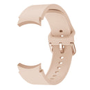 For Samsung Galaxy Watch4 44mm Universal Silicone Colorful Buckle Watch Band(Pink)