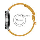 For Samsung Galaxy Watch4 44mm Universal Silicone Colorful Buckle Watch Band(Yellow)