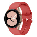 For Samsung Galaxy Watch4 Classic 46mm Universal Silicone Colorful Buckle Watch Band(Red)