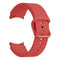 For Samsung Galaxy Watch4 Classic 46mm Universal Silicone Colorful Buckle Watch Band(Red)
