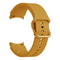 For Samsung Galaxy Watch4 Classic 46mm Universal Silicone Colorful Buckle Watch Band(Yellow)