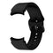 For Samsung Galaxy Watch4 Classic 46mm Universal Silicone Colorful Buckle Watch Band(Black)