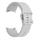 For Samsung Galaxy Watch4 Classic 46mm Universal Silicone Colorful Buckle Watch Band(Grey)