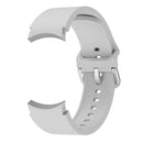 For Samsung Galaxy Watch4 Classic 46mm Universal Silicone Colorful Buckle Watch Band(Grey)