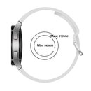 For Samsung Galaxy Watch4 Classic 46mm Universal Silicone Colorful Buckle Watch Band(Grey)