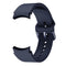 For Samsung Galaxy Watch4 Classic 46mm Universal Silicone Colorful Buckle Watch Band(Midnight Blue)
