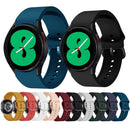 For Samsung Galaxy Watch4 Classic 46mm Universal Silicone Colorful Buckle Watch Band(Grey)