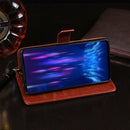 idewei Crazy Horse Texture Horizontal Flip Leather Case with Holder & Card Slots & Wallet For Doogee S97 Pro(Blue)