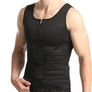 Neoprene Men Sport Body Shapers Vest Waist Body Shaping Corset, Size:XXL(Black)