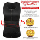 Neoprene Men Sport Body Shapers Vest Waist Body Shaping Corset, Size:XXL(Black)