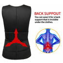 Neoprene Men Sport Body Shapers Vest Waist Body Shaping Corset, Size:XXL(Black)