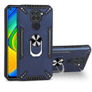 For Xiaomi Redmi Note 9 4G PC + TPU Protective Case with 360 Degrees Rotatable Ring Holder(Royal Blue)