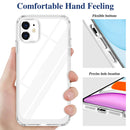 Crystal Clear Shockproof PC + TPU Protective Case For iPhone 11(Transparent)