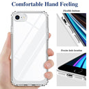 Crystal Clear Shockproof PC + TPU Protective Case For iPhone SE 2022 / SE 2020 / 8 / 7(Transparent)