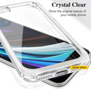 Crystal Clear Shockproof PC + TPU Protective Case For iPhone SE 2022 / SE 2020 / 8 / 7(Transparent)