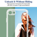 Crystal Clear Shockproof PC + TPU Protective Case For iPhone SE 2022 / SE 2020 / 8 / 7(Transparent)