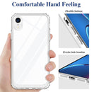 Crystal Clear Shockproof PC + TPU Protective Case For iPhone XR(Transparent)