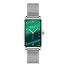 ZX19 1.45 inch HD Screen Bluetooth 5.0 IP68 Waterproof Women Smart Watch, Support Sleep Monitor / Menstrual Cycle Reminder / Heart Rate Monitor / Blood Oxygen Monitoring, Style: Steel Strap(Silver)
