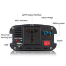Carmaer 1200W Car Smart Multi-function Digital Display Inverter Household Power Converter, Specification:12V to 220V