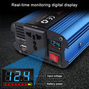 Carmaer 1200W Car Smart Multi-function Digital Display Inverter Household Power Converter, Specification:12V to 220V