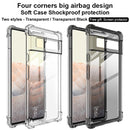 For Google Pixel 6 Pro IMAK All-inclusive Shockproof Airbag TPU Case with Screen Protector(Transparent)