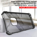 For Nokia XR20 IMAK All-inclusive Shockproof Airbag TPU Case with Screen Protector(Transparent Black)