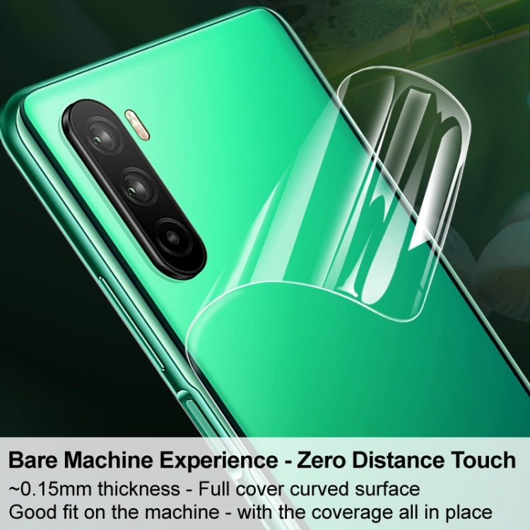 For Huawei P50 Pro 2 PCS IMAK 0.15mm Curved Full Screen Protector Hydrogel Film Back Protector