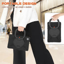 For Lenovo Tab M10 HD 2020 X306X/F Silicone + PC Protective Case with Holder & Shoulder Strap(Black)
