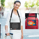 For Lenovo Tab P11 Pro 11.5 inch Silicone + PC Protective Case with Holder & Shoulder Strap(Black)