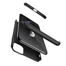 For iPhone 11 GKK Three Stage Splicing Full Coverage PC Protective Case(Black)